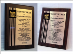 Certyfikat Urodzinowy na drewnianym podkładzie z nadrukiem - od 70,00