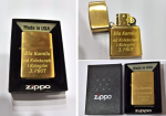 Zapalniczka Zippo Brushed Chrome z grawerem